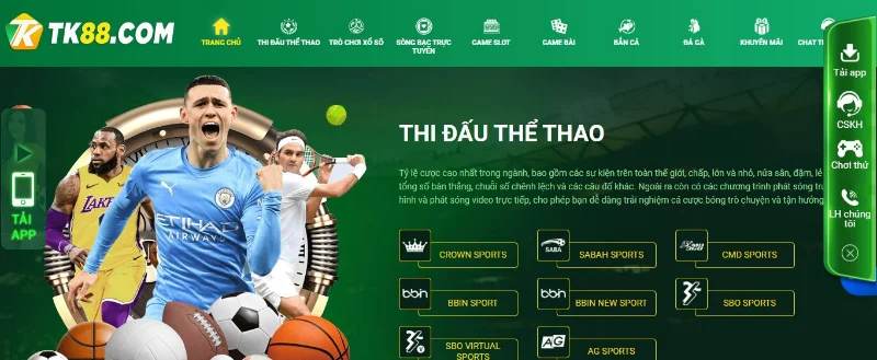 Khuyến mãi nhà cái TK88 online hấp dẫn